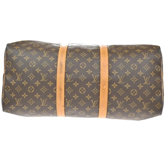 LOUIS VUITTON Keepall 50 Travel Hand Bag Monogram Leather Brown M41426 77KB300 - Picture 6 of 14
